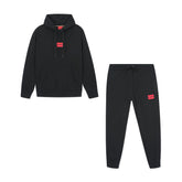 HUGO Daratschi Black Patch Tracksuit Set
