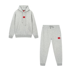 HUGO Daratschi Grey Patch Tracksuit Set