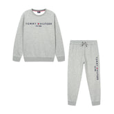 Tommy Hilfiger Logo Embroidery Flex Fleece Grey Tracksuit