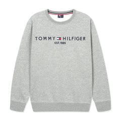 Tommy Hilfiger Logo Embroidery Flex Fleece Grey Tracksuit