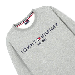 Tommy Hilfiger Logo Embroidery Flex Fleece Grey Tracksuit